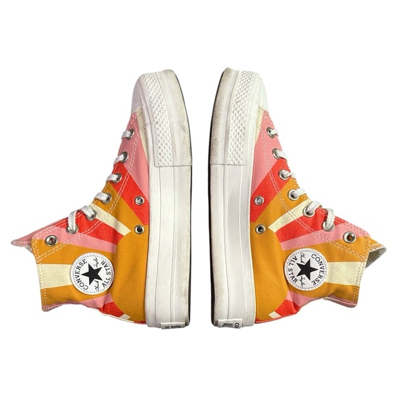 Converse Chuck Taylor All Star Lift Platform High Summer Spirit Sneakers 6 - Picture 7 of 9